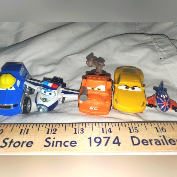 : Mix Lot of 16 Disney Cars & plane, Super wings , tonka truck all with faces - Picture 8 of 16